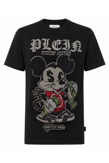 PHILIPP PLEIN Kurzarm-Rundhals-T-Shirt MONEY