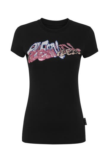PHILIPP PLEIN T-Shirt BOMBING GRAFFITI 02 | black