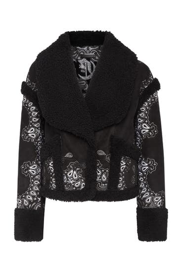 PHILIPP PLEIN Lederjacke PAISLEY 02 | black