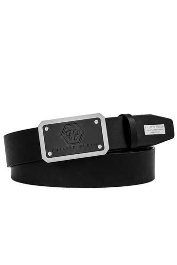 PHILIPP PLEIN Casual-Gürtel HEXAGON 0291 | black/nickel