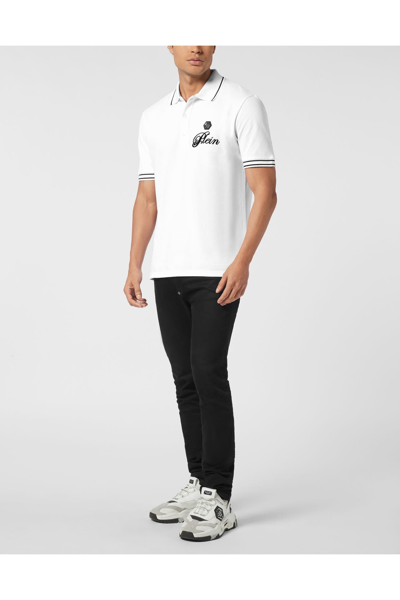 PHILIPP PLEIN Polo-Shirt SIGNATURE 01OF | OffWhite, Bild 1