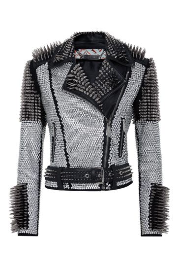 PHILIPP PLEIN Lederjacke 02 | black