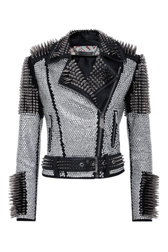 PHILIPP PLEIN Lederjacke 02 | black