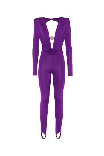 PHILIPP PLEIN Jumpsuit 73 | Purple Skinny