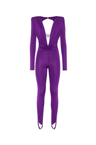 PHILIPP PLEIN Jumpsuit 73 | Purple Skinny
