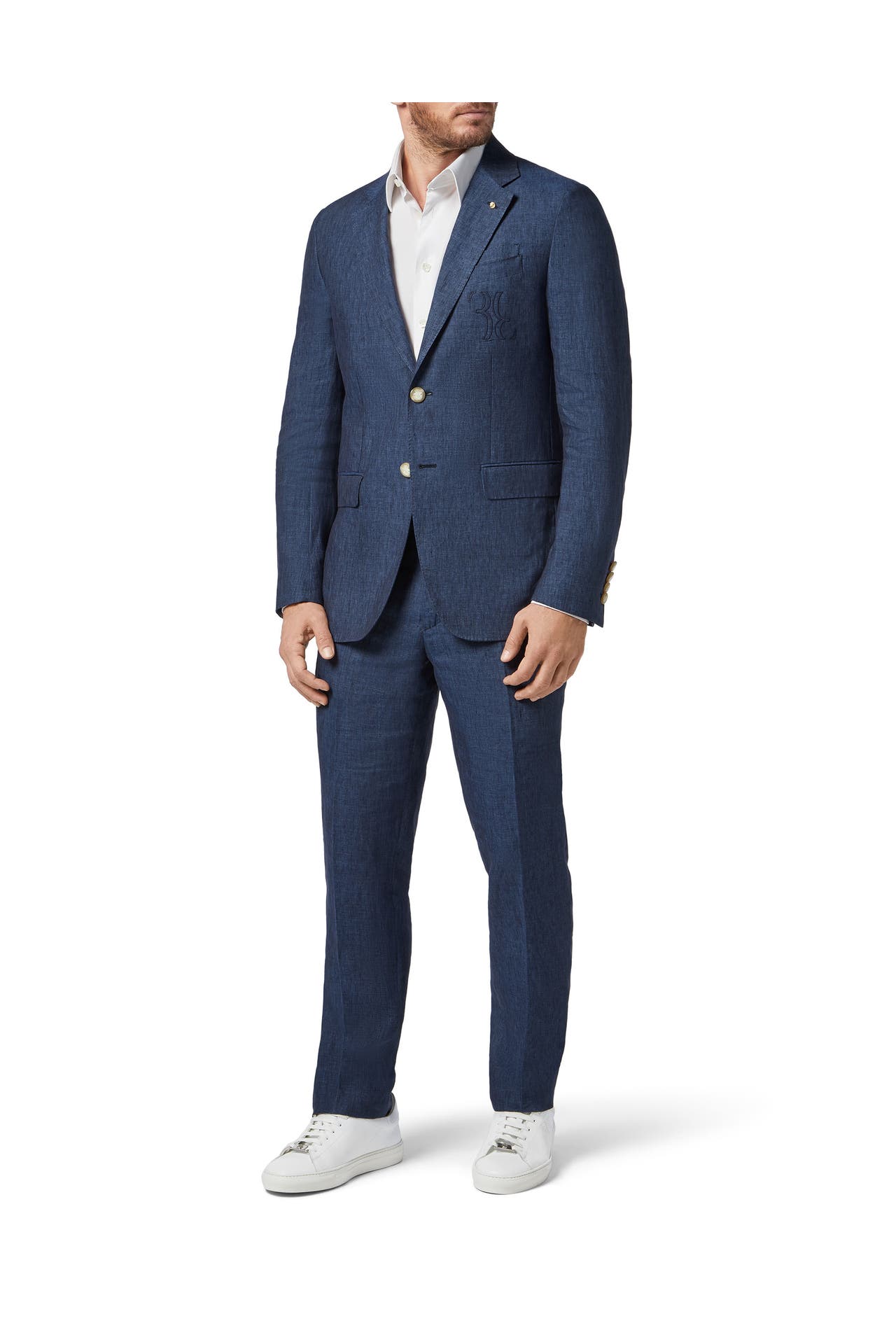 BILLIONAIRE Business-Sakko DOUBLE B 08 | middleblue Slim Fit, Bild 1