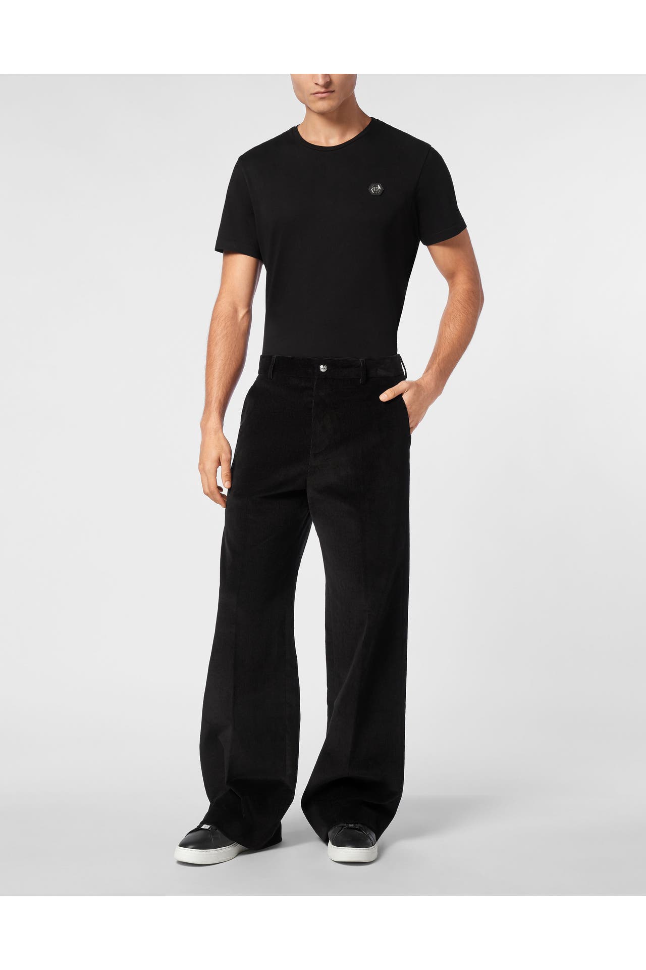 PHILIPP PLEIN Stoffhose 02 | black Chino, Bild 1