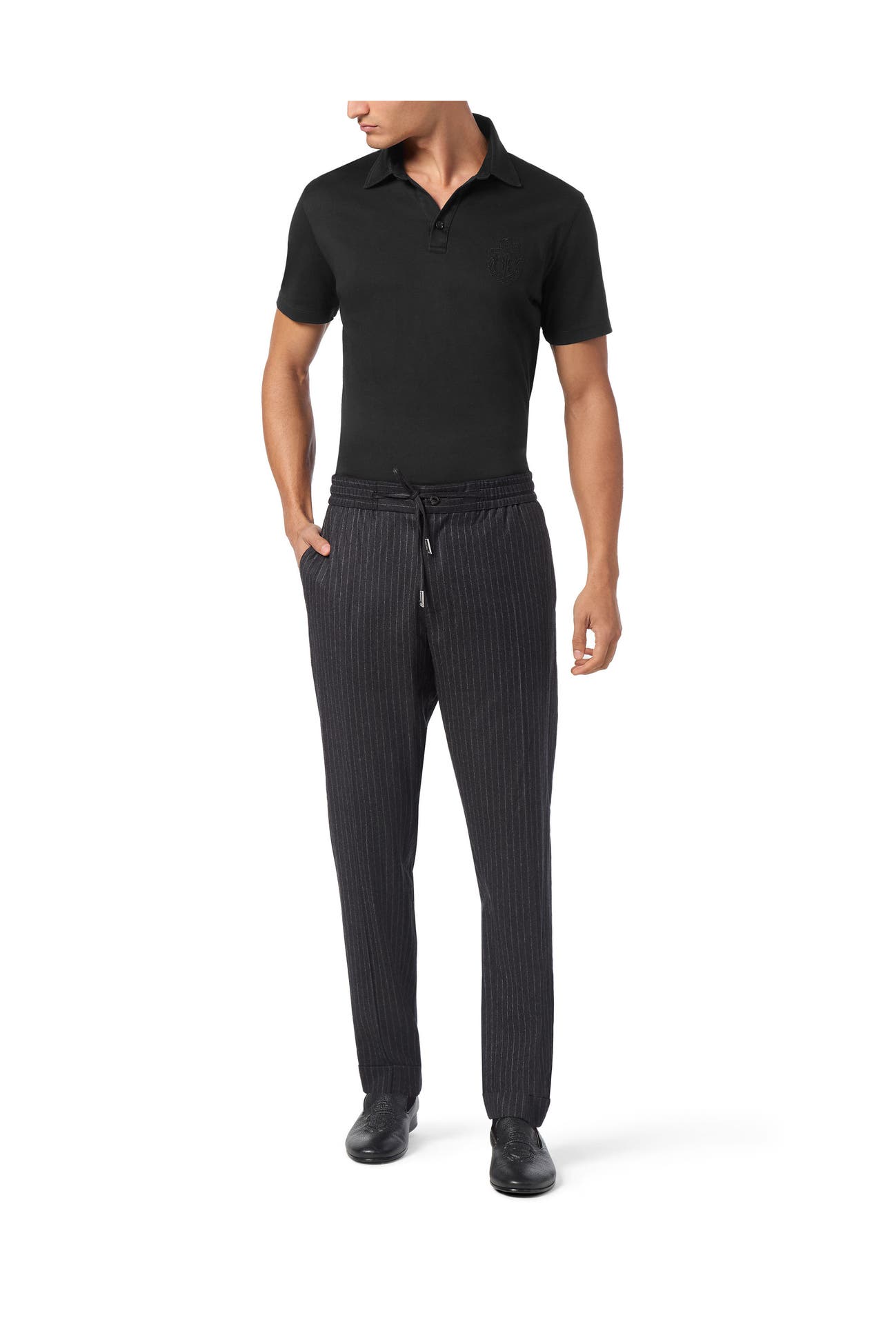 BILLIONAIRE Business-Hose 02 | black Slim, Bild 1