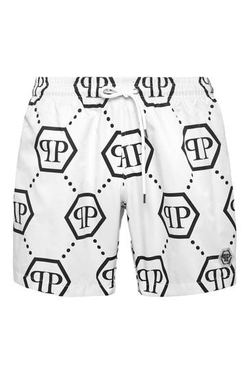 PHILIPP PLEIN Badehose MONOGRAM