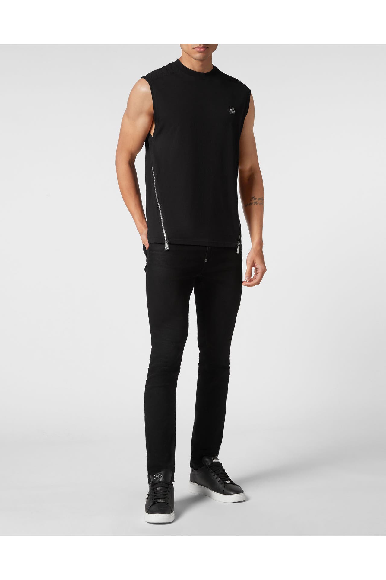 PHILIPP PLEIN Tank Top SNAKE 02 | black, Bild 1