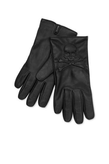 PHILIPP PLEIN Handschuhe SKULL 02 | black
