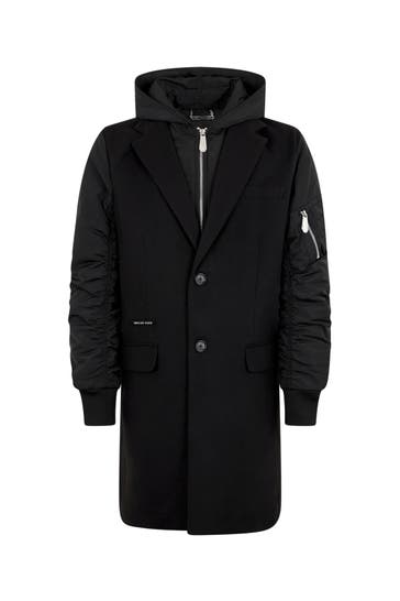 PHILIPP PLEIN Wollmantel 02 | black