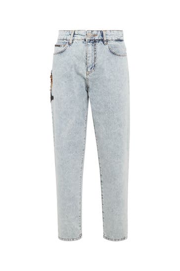 PHILIPP PLEIN Jeans PAISLEY 10MB | MiamiBlue Boyfriend