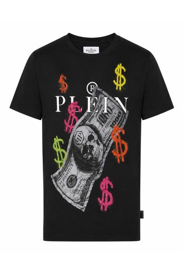 PHILIPP PLEIN Kurzarm-Rundhals-T-Shirt