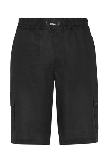 PHILIPP PLEIN Short 02 | black Wide/ Loose Fit