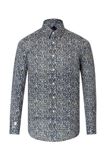 BILLIONAIRE Business-Hemd 10 | grey Slim Fit