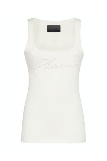 PHILIPP PLEIN Top SIGNATURE 75 | Cream