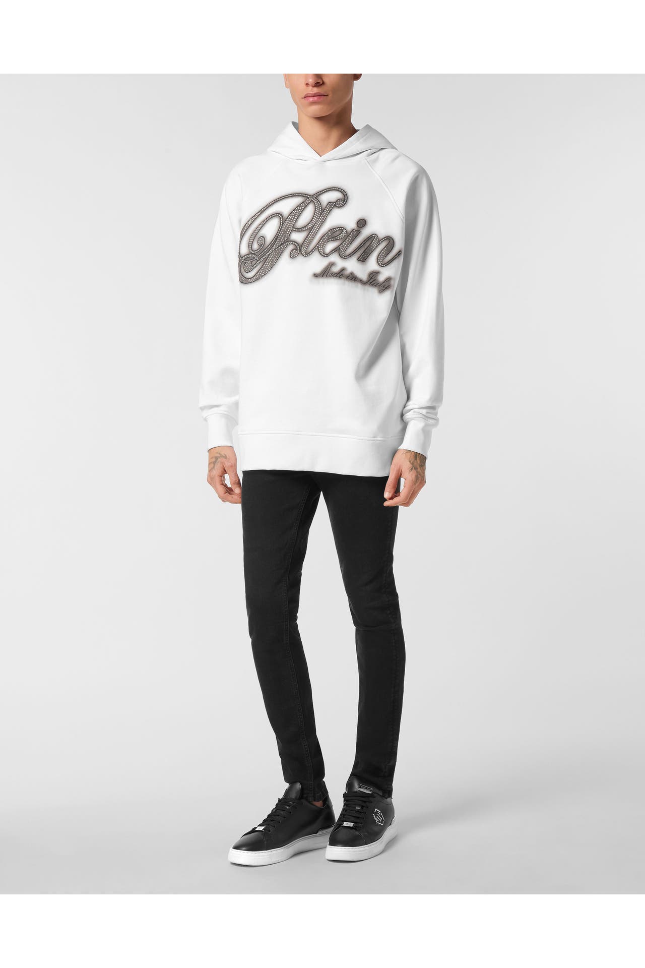 PHILIPP PLEIN Hoodie SIGNATURE 01 | white, Bild 1