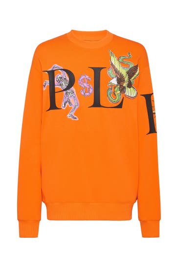PHILIPP PLEIN Sweatshirt TATTOO 20 | orange
