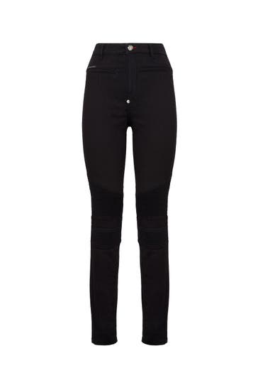 PHILIPP PLEIN Jeans ICONIC PLEIN 02LC | Blackout Highwaist