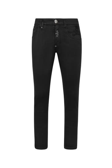 PHILIPP PLEIN Jeans SKULL 17GD | BlackPlated Skinny