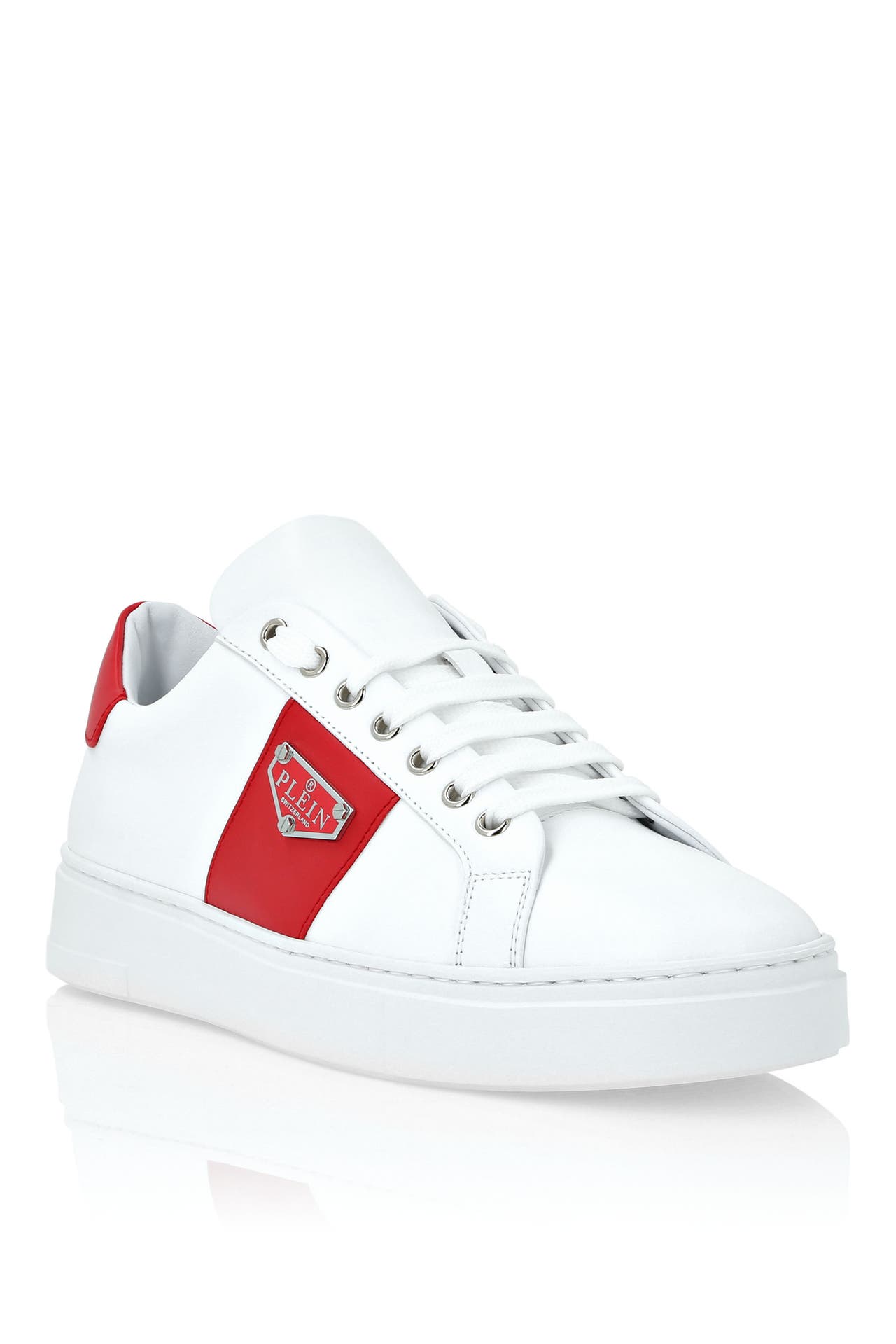 PHILIPP PLEIN Sneaker 0113 | white/red, Bild 1