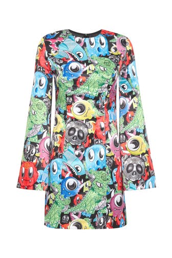 PHILIPP PLEIN Kleid LIL’ MONSTERS GANG 21 | multicolor