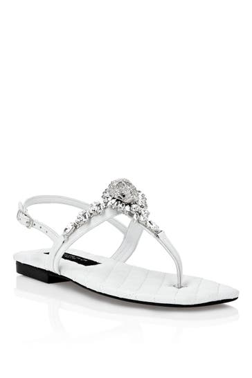 PHILIPP PLEIN Sandaletten SKULL 01 | white