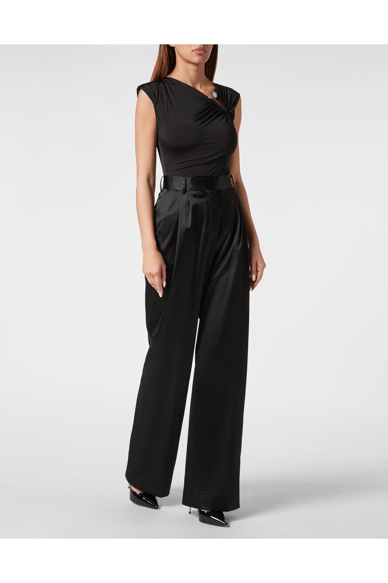 PHILIPP PLEIN Business-Hose 02 | black Loose Fit, Bild 1