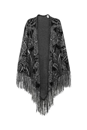 PHILIPP PLEIN Strick Cape PAISLEY