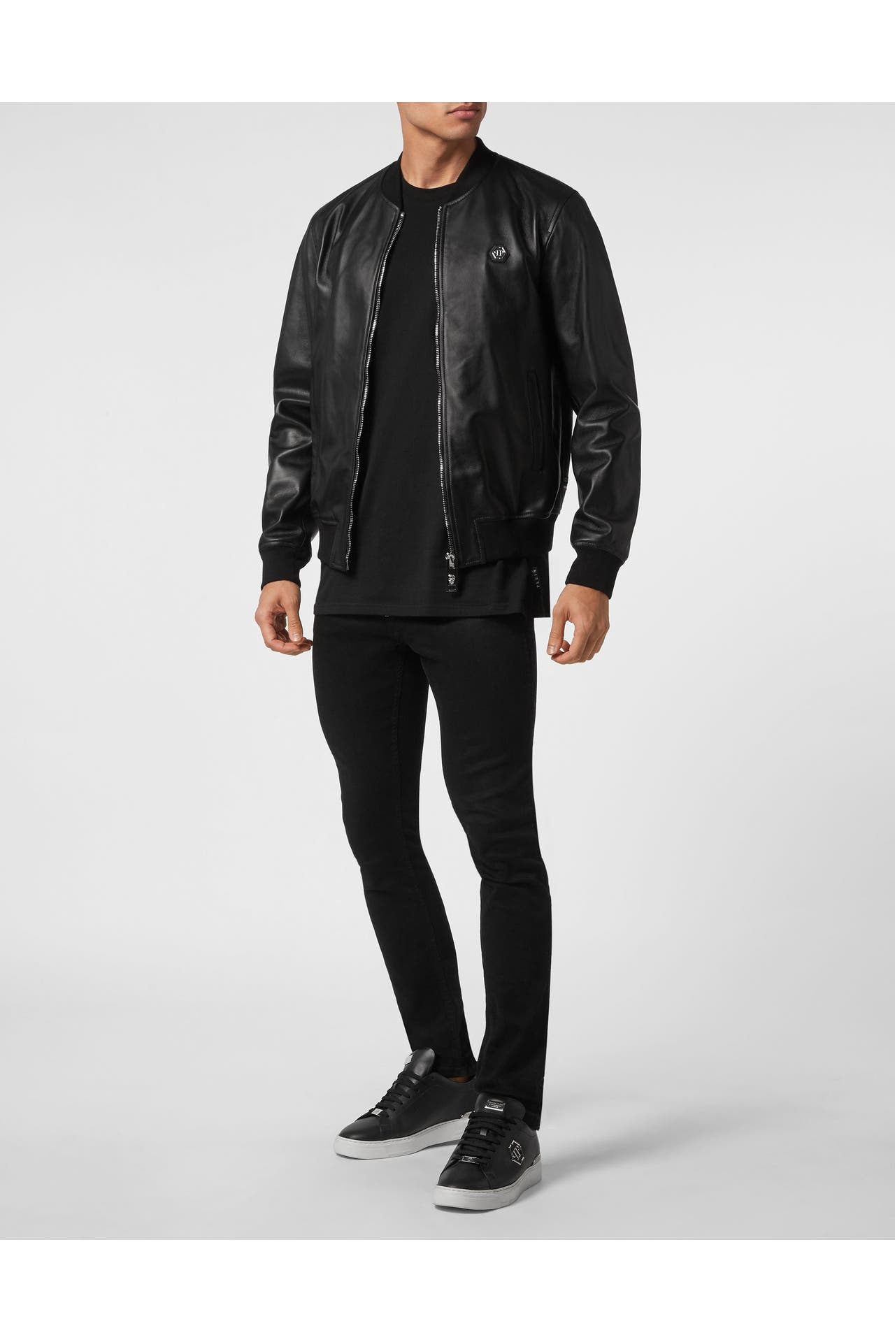 PHILIPP PLEIN Lederjacke 02 | black, Bild 1