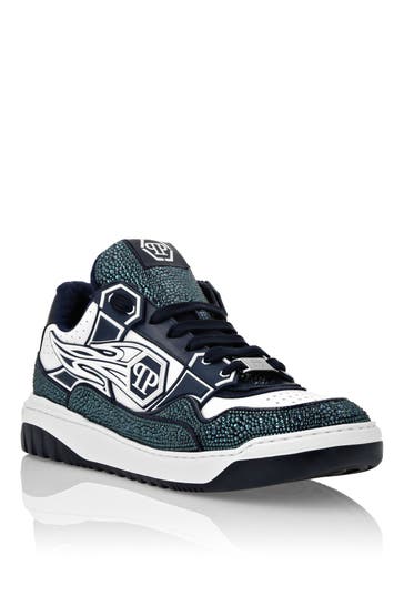 PHILIPP PLEIN Sneaker HEXAGON 0114 | white/darkblue