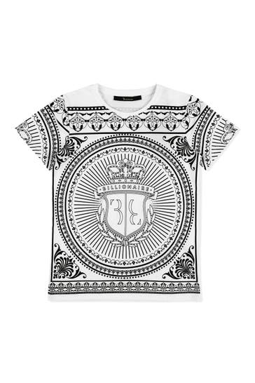 BILLIONAIRE T-Shirt CREST 01 | white