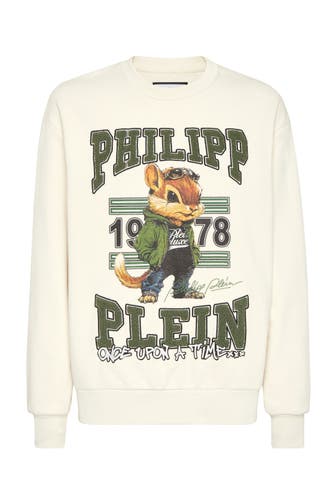PHILIPP PLEIN Sweatshirt COLLEGE 06 | beige
