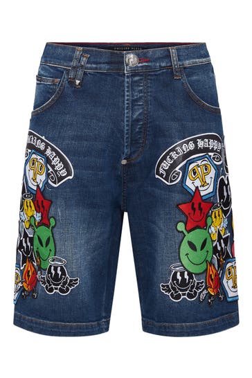 PHILIPP PLEIN Jeans SMILE 07PS | BLUESPLASH Wide/ Loose Fit
