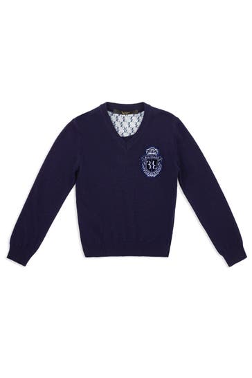 BILLIONAIRE Langarmshirt LOVE 24 | navy