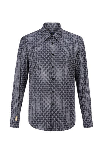 BILLIONAIRE Business-Hemd ORIGINAL 10 | grey Slim Fit