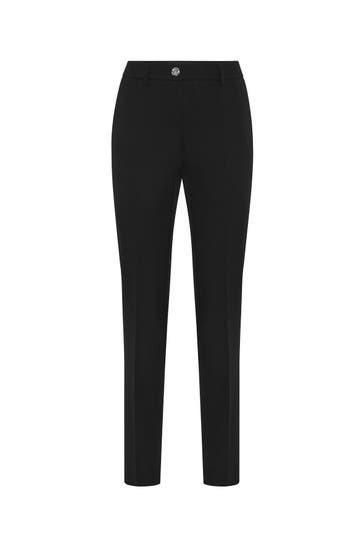 PHILIPP PLEIN Business-Hose SKULL 02 | black Straight