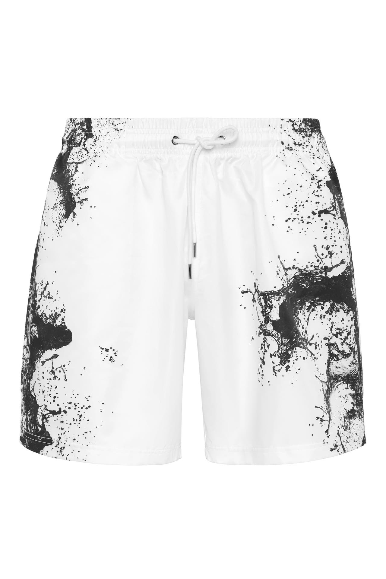PLEIN SPORT Short SPLASH 01 | white Wide/ Loose Fit, Bild 1