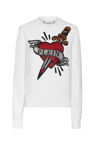 PHILIPP PLEIN Sweatshirt LOVE 01 | white