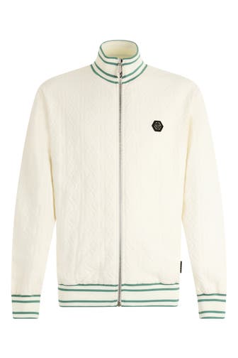 PHILIPP PLEIN Sweatjacke MONOGRAM 01OF | OffWhite