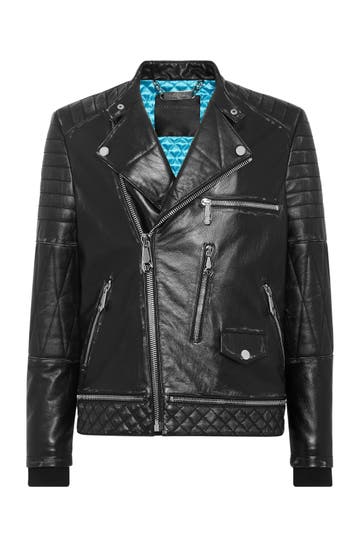 PHILIPP PLEIN Lederjacke 02 | black