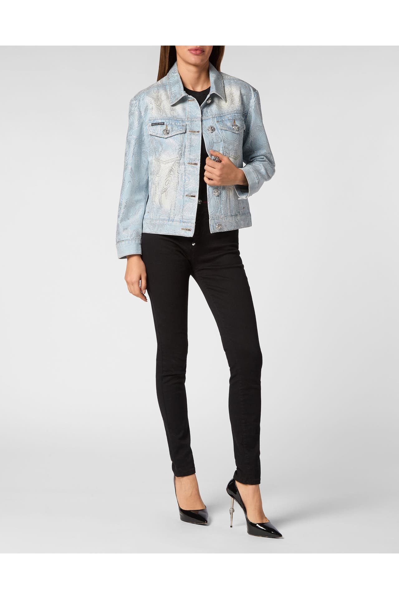 PHILIPP PLEIN Jeansjacke TEDDY 07IX | IceCube, Bild 1