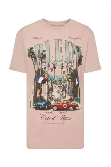 PHILIPP PLEIN T-Shirt RACING 62 | nudepink
