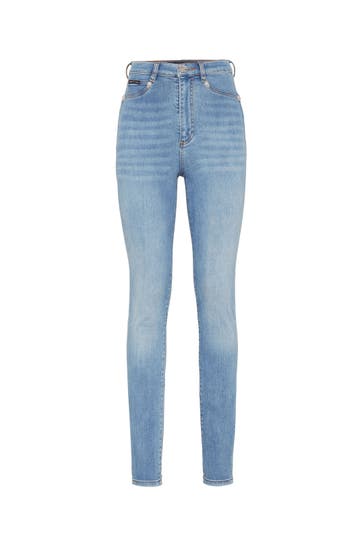 PHILIPP PLEIN Jeans SKULL 07 | lightblue Highwaist