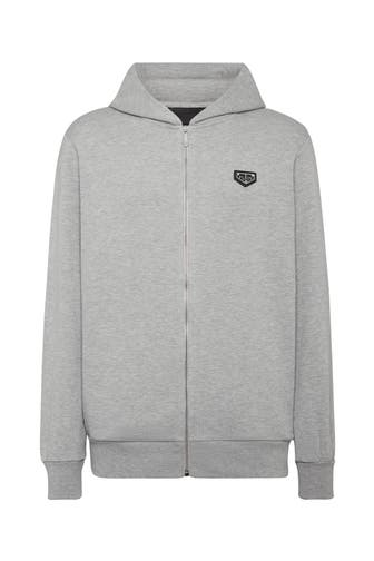 PHILIPP PLEIN Sweatjacke ICONIC PLEIN 10 | grey