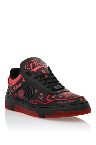 PHILIPP PLEIN Sneaker 0213 | black/red