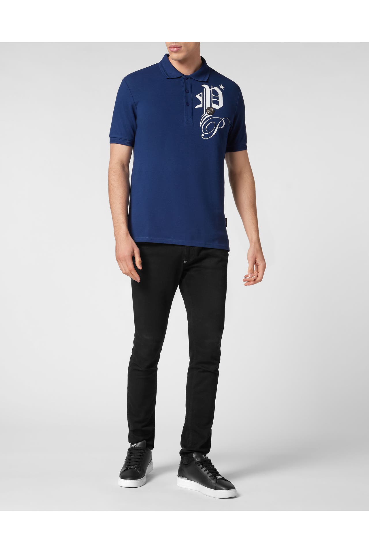 PHILIPP PLEIN Polo-Shirt GOTHIC PLEIN 14 | darkblue, Bild 1