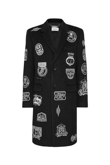 PHILIPP PLEIN Wollmantel 02 | black