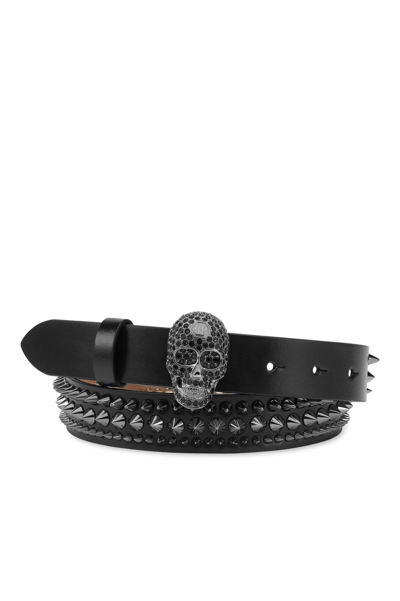 PHILIPP PLEIN Gürtel SKULL 0270 | black/silver, Bild 1